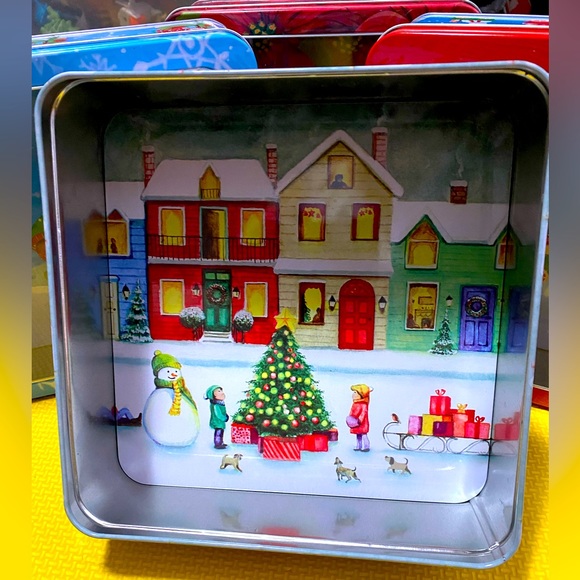 4-pc Metal Organizer Storage Box with Lid - Picture 5 of 8